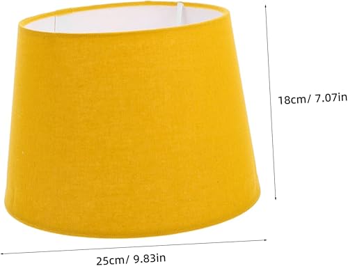 Miniatura 2 de Pantalla de tela de lino para lámpara de pie, pantalla de repuesto E27E14, clip de barril de tela en la pantalla de transición, tapa dura, cubierta