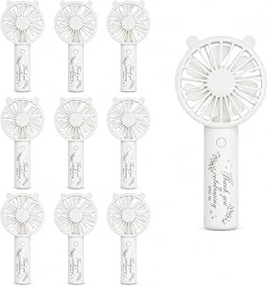 10 Pack Wedding Fans for Guests, Mini Handheld Portable Fans