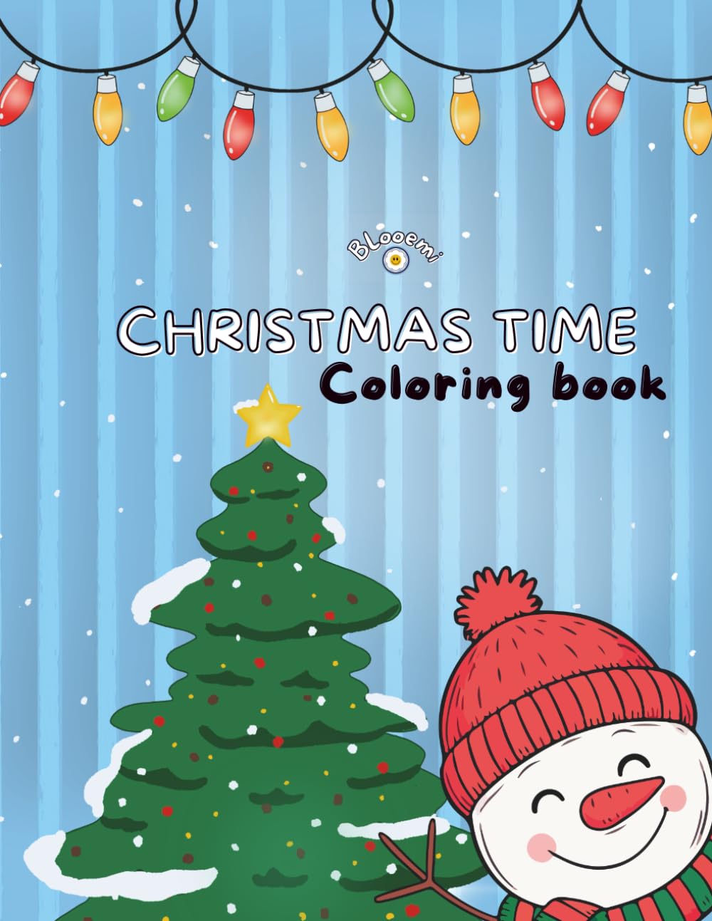 Christmas time: Easy Coloring Book