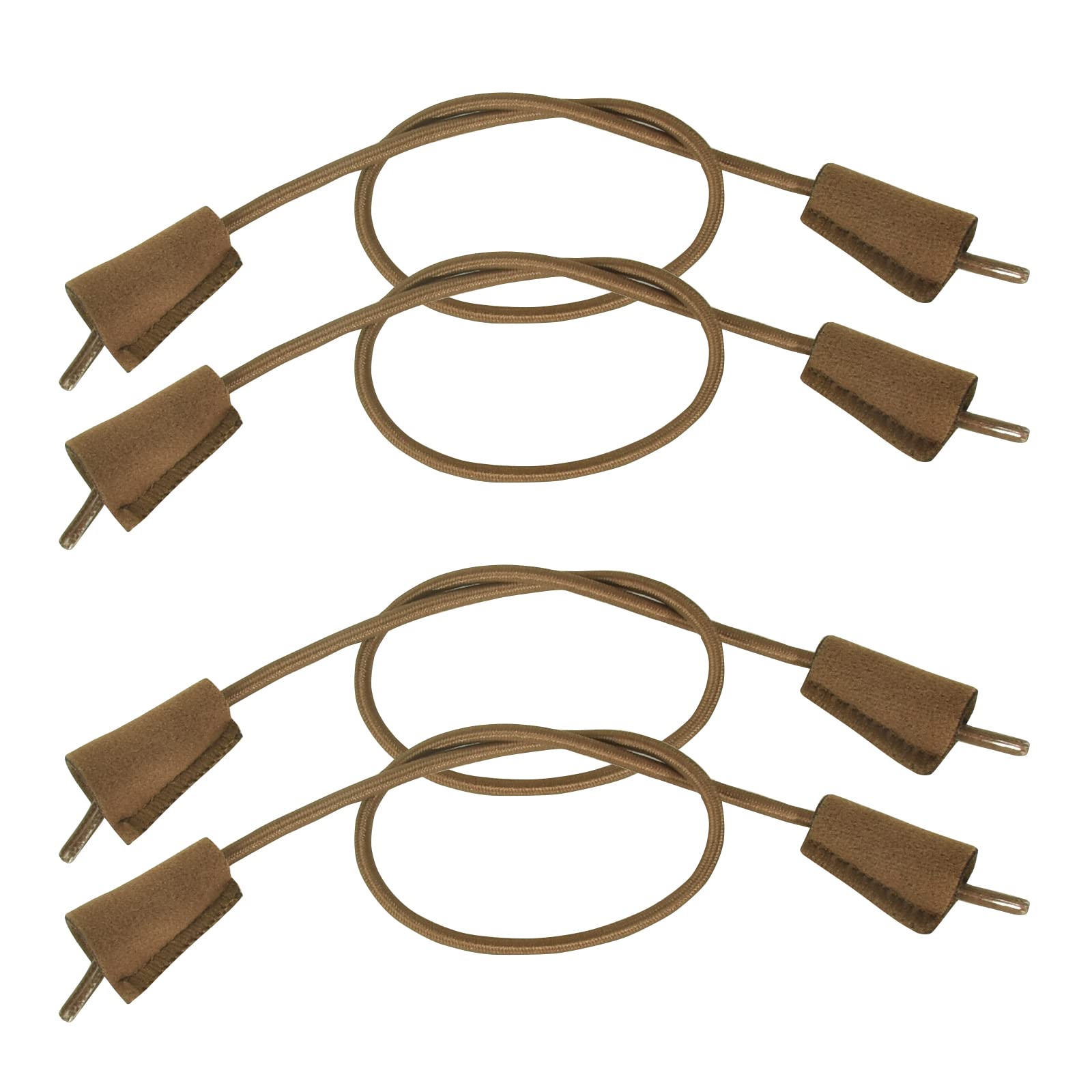 JZXFYSJYW Replacement Elastic Shoeslaces for Hey Dude No Tie Stretch Shoe laces Round Strings 2 Pairs