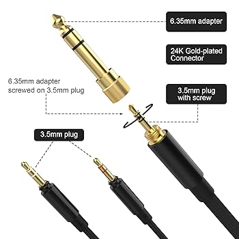 Amazon.com: 3m/9.8FT Replacement Upgrade Audio Cable