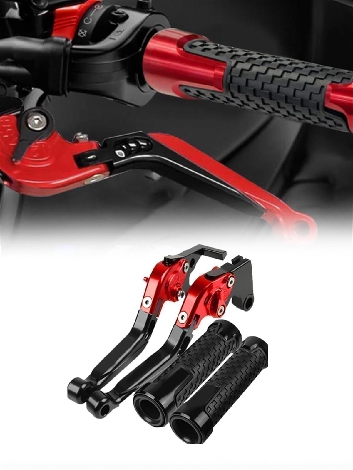per Yamaha TMAX500 TMAX 500 TMAX-500 2008 2009 2010 2011 2012 2013-2018 Leva di Frizione del Freno Manubrio Manopole End Moto Sostituire(8)