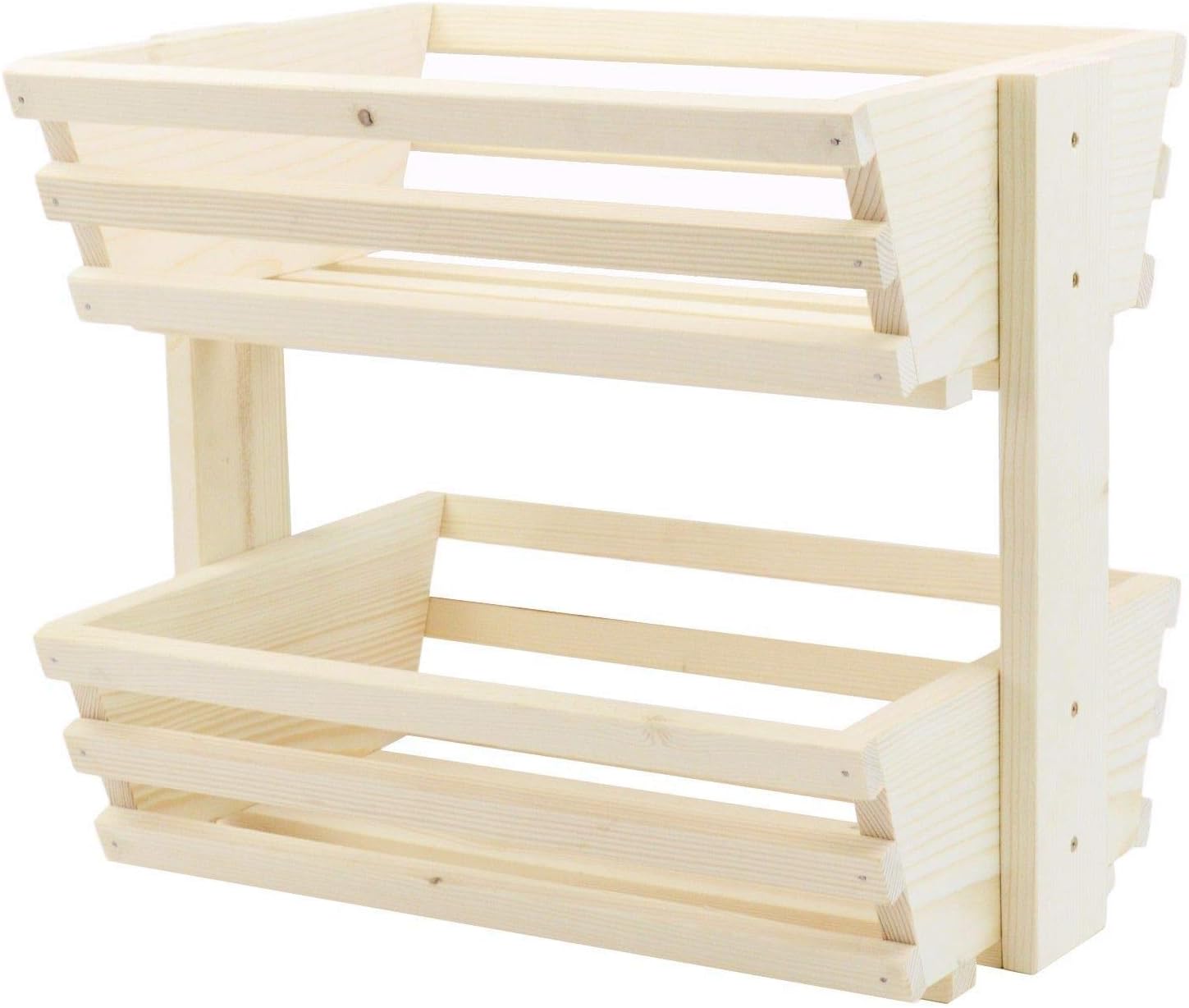 Wooden Vegetable Fruit Food Storage Rack