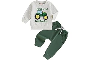 Toddler Boy's The Boss Sweatshirt and Pants Set