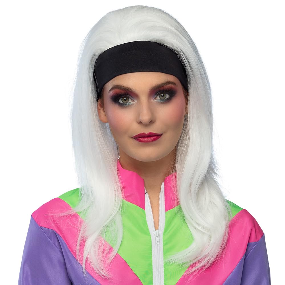 Boland 85749 Retro Babe Wig Synthetic Hair Hairstyle for Fancy Dress Costumes, 80s, 90s, Fancy Dress, Carnival, Theme Party
