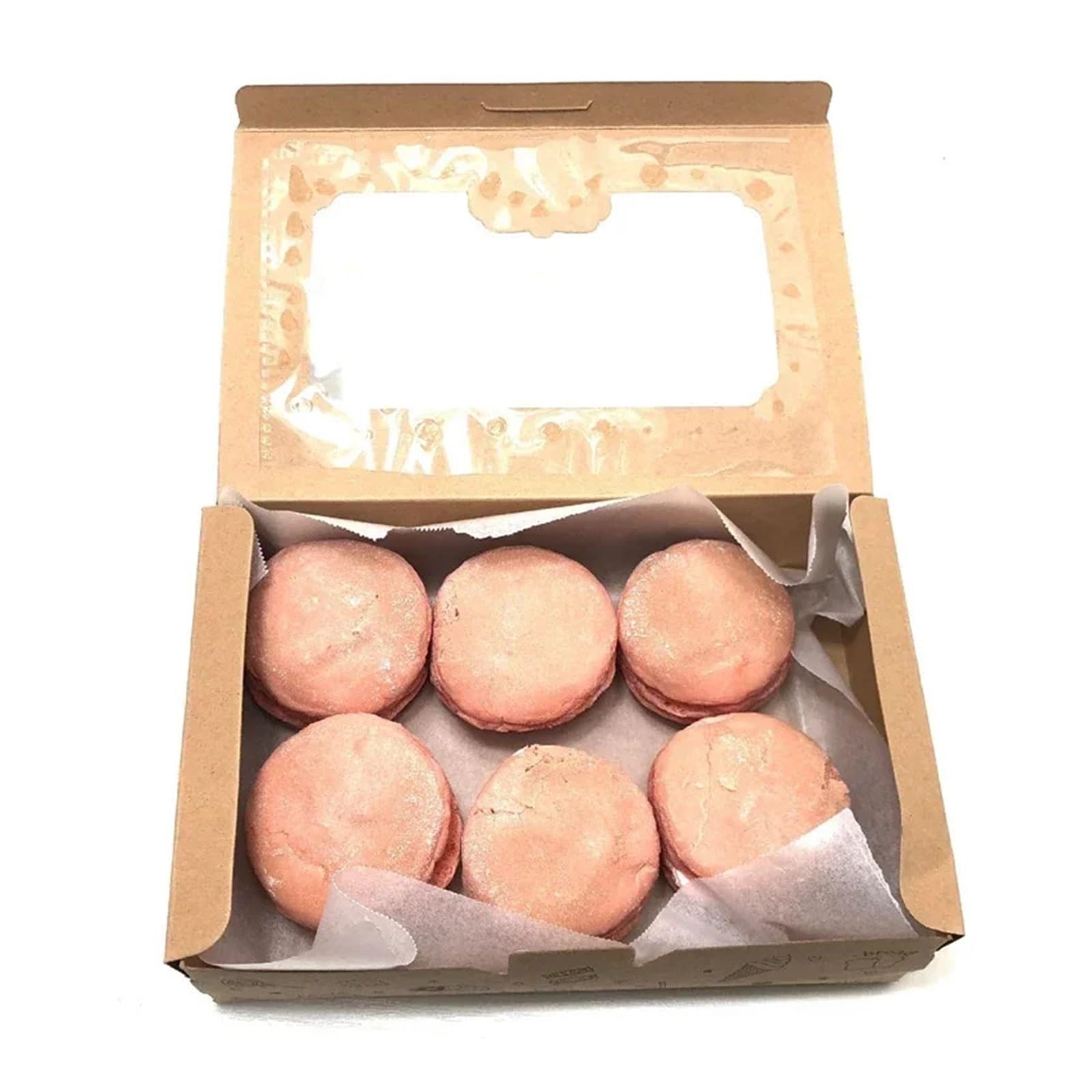 Cajas Para Tartas 12/24 Uds caja de pastelería con ventana papel postre galleta pastelería cajas de embalaje suministros de fiesta de cumpleaños Caja Reposteria Con Bandeja De CartóN(24PCS_18X12X5CM)