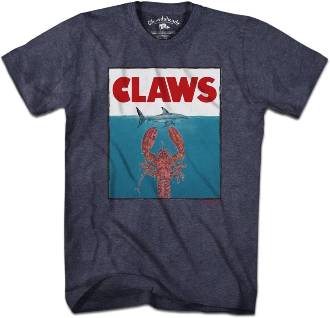 Chowdaheadz Claws T-Shirt - Unisex Vintage Tee Soft Cotton Blend