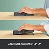 Teclado Ergonómico Inalámbrico Logitech Ergo K860 - Teclado Dividido, Reposamuñecas, Escritura Natural, Tela Resistente a Manchas, Conectividad Bluetooth y USB, Compatible con Windows/Mac, Negro 2