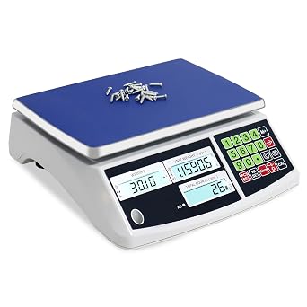 Counting Scale 30kg/66lb, 0.1g, g/kg/lb, Coin Scale, Precision Electronic Gram Scale for Parts and Coins,Digital Inventory Scale with Alarm Mode