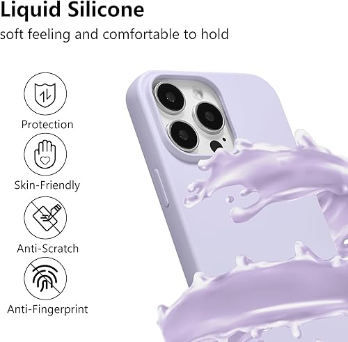 Miniatura 8 de ZTOFERA Funda cruzada para iPhone 15 Pro con correa de cordón, cuerda ajustable, funda suave de silicona líquida para iPhone 15 Pro de 6.1 pulgadas,