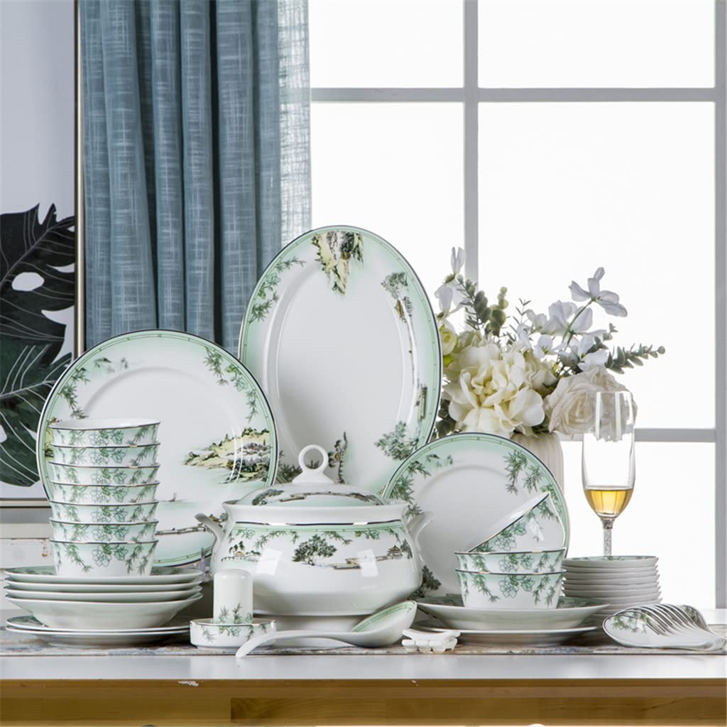 Zestaw ceramicznych zastaw stołowych Zestaw naczyń gospodarstwa domowego Zestaw misek ceramicznych z porcelany kostnej Zestaw prezentowych naczyń kuchennych