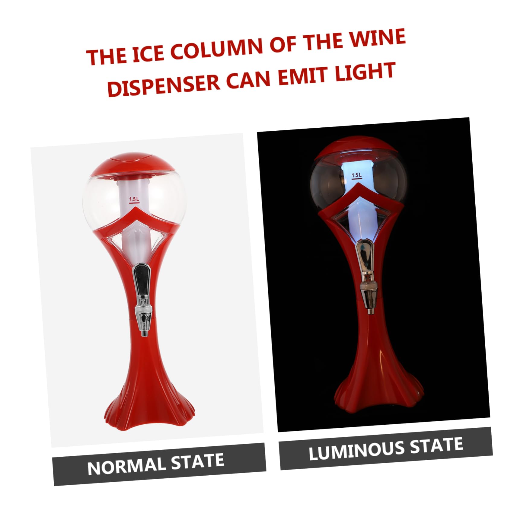Dispensador de Cerveza Columna Luminosa E Icicle Independiente