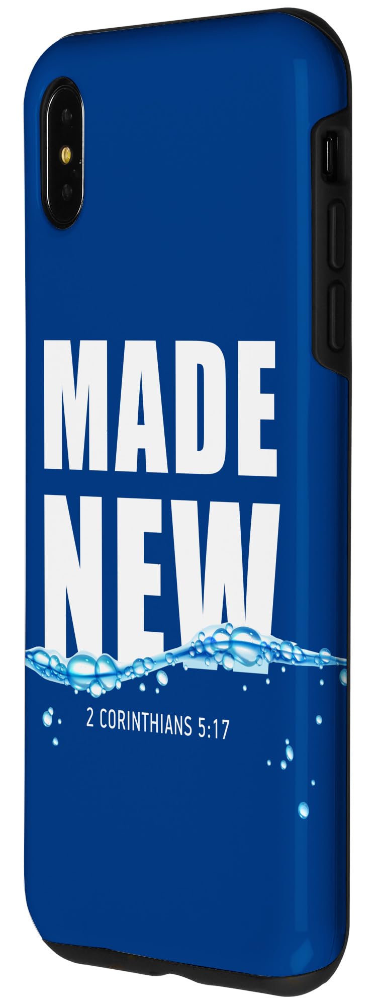 Made New in Christ Jesus: Christian Faith Baptism 2 Cor 5:17 Case for iPhone XS Max - Image 2