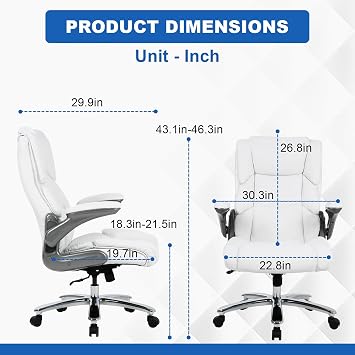 BestOffice Big and Tall Office Chair,Desk Chair,Ergonomic Chair