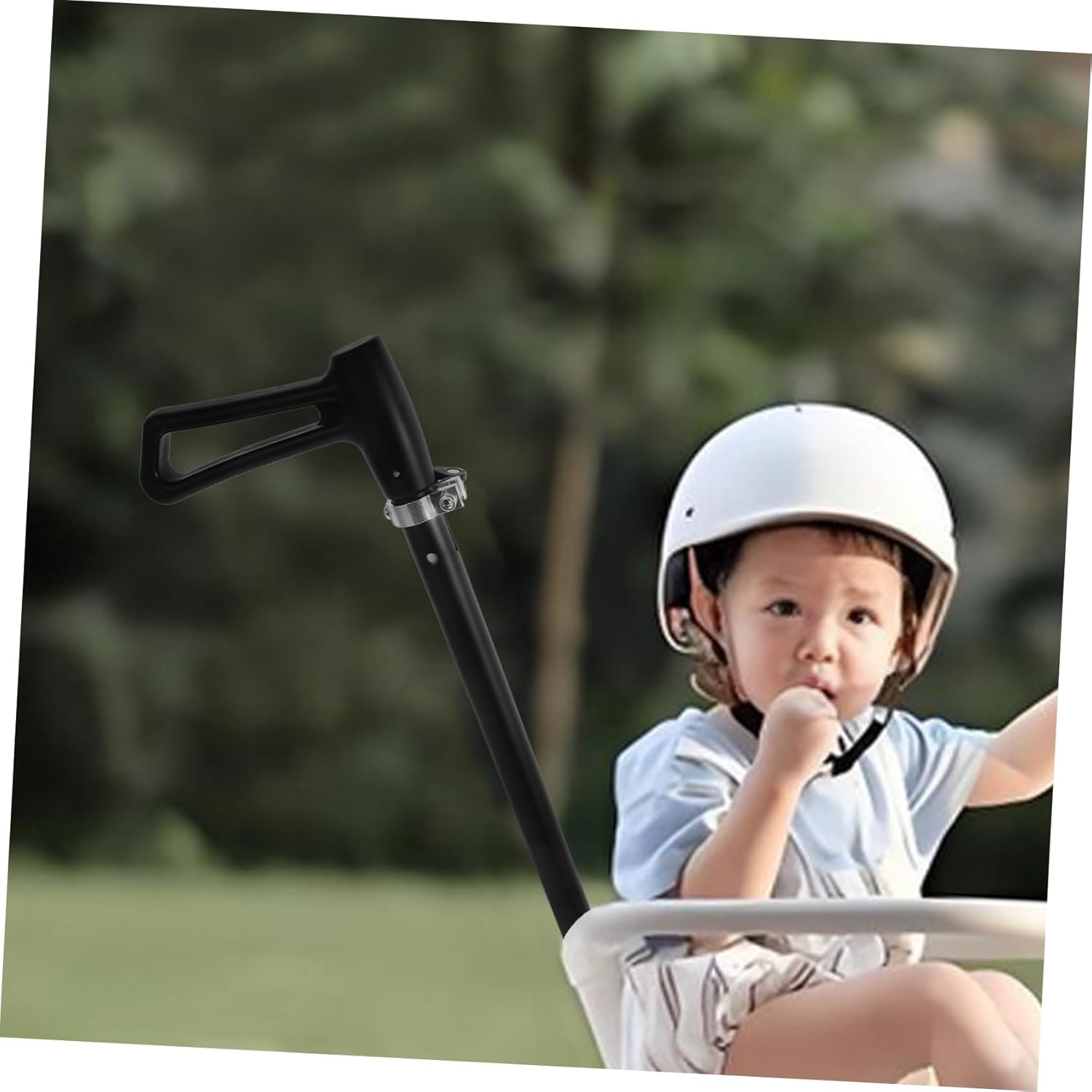 HEMOTON Scooter Push Handle Replacement Rod Stroller Accessory for Enhanced Stability and Convenience Easy to Install for Cars and Strollers Black
