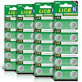 LiCB 40 Pack LR1130 AG10 Batteries 1.5V Alkaline Button Cell Battery