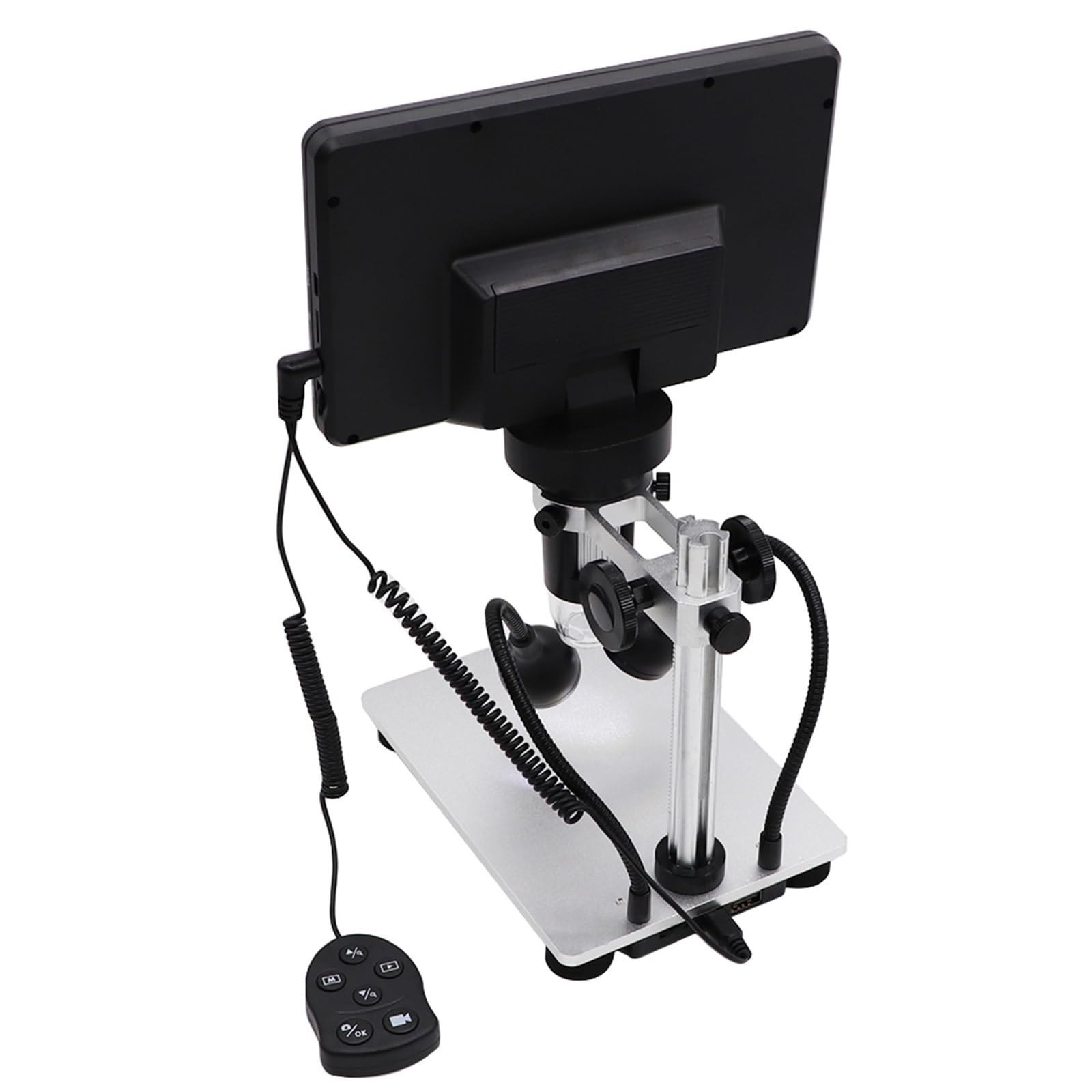 Microscopio Digital Industrial con Pantalla De 7 Pulgadas, Lupa 12MP, HD, 1200X, Control Cable For Inspección Soldadura PCB Teléfono NíTido Y Preciso