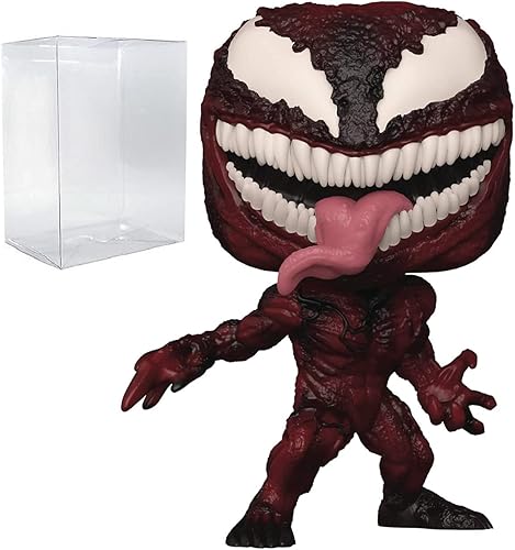 POP Marvel Venom 2 Let There Be Carnage - Carnage Cletus Kasady Funko Pop! Figura de vinilo (con funda protectora compatible con POP Box),