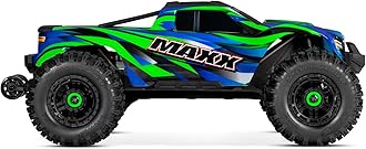 Traxxas Maxx Wide Green 1:10 RC Model Car Monster Truck 4WD RTR 2.4GHz