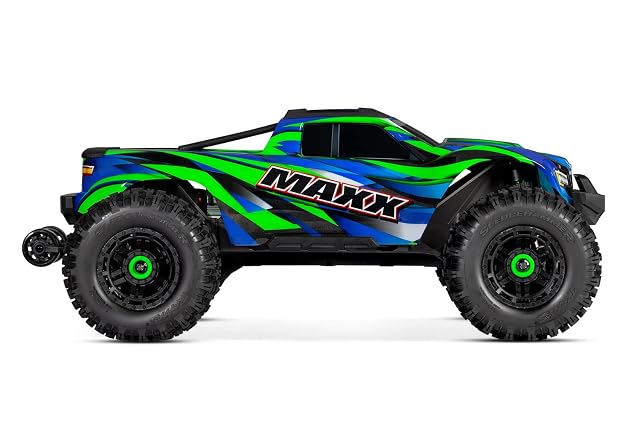 Foto 2 de 8 de TRAXXAS Maxx Wide Verde 1:10 RC Modelo Monstertruck Tracción a Las Cuatro Ruedas (4WD) RTR 2,4 GHz