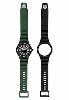 Orologio Uomo HIP HOP Master Collection - Cinturino Silicone Intercambiabile Giallo/Nero | 41 Mm, 50 M Resistente - Foto 6