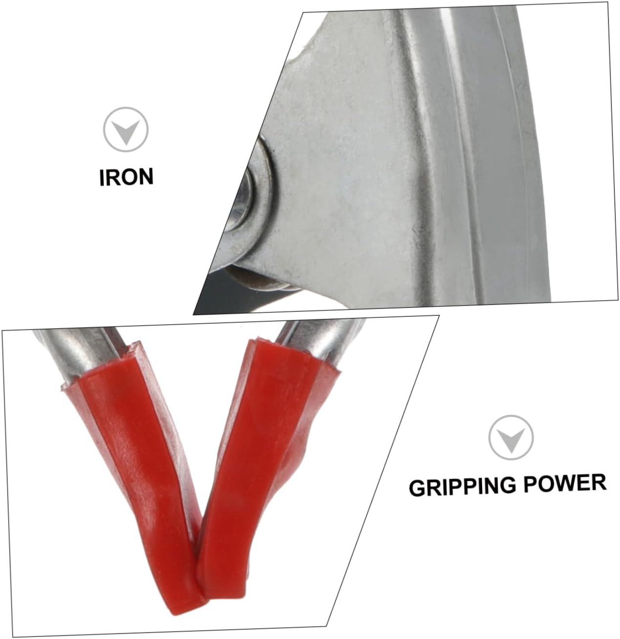 10pcs Thickened A-shaped Iron Woodworking Clamps Spring Carpentry Clips for Woodwork and Stone Fixing, 6-inch Heavy Duty Handheld Workholding Devices