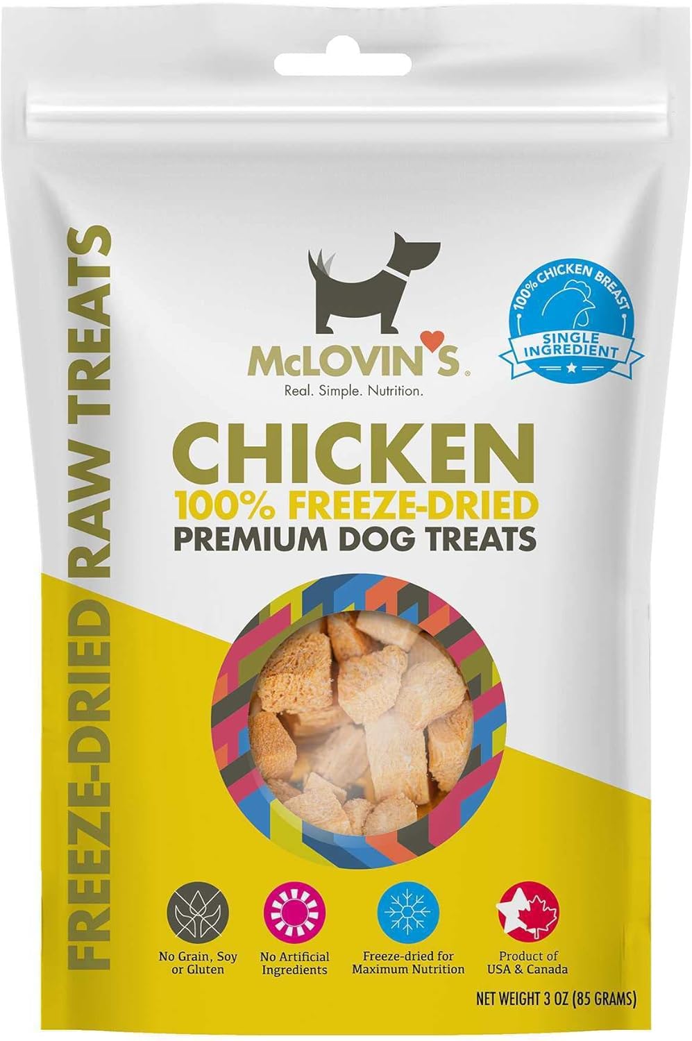 McLovin's Freeze Dried Chicken Dog Treats HighProtein