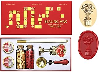 Sello temático del Año de la Serpiente, cuchara de fusión y juego para tarjeta de invitación de fiesta