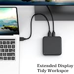 Short HDMI Cable 1 Foot 2-Pack, 4K 1FT HDMI to HDMI Cable High Speed HDMI 2.0 Cord Supports 4K@60Hz, 2K, 1080P, HDCP 2.2, HDR, 3D, ARC & Ethernet
