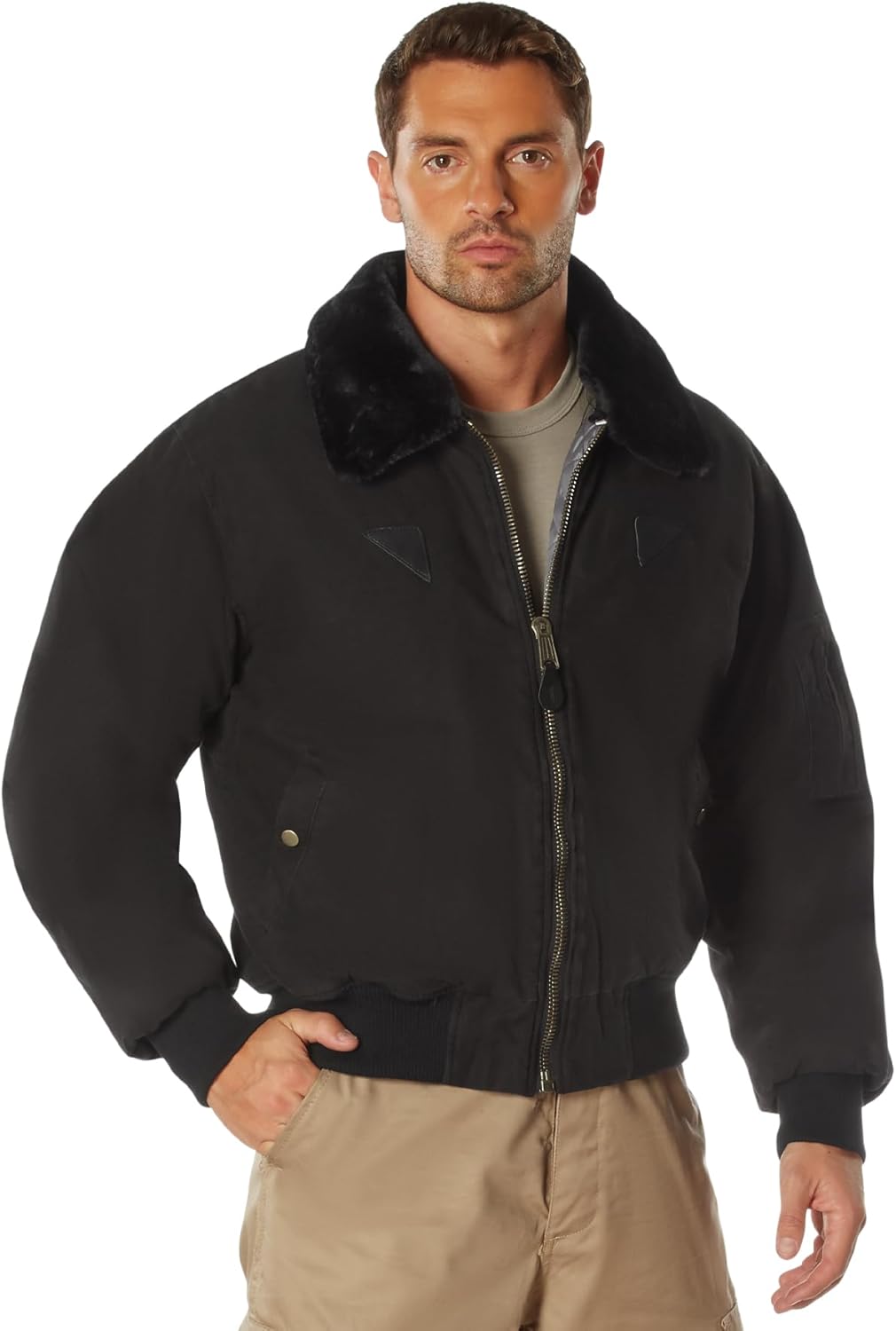 Rothco Vintage B-15A Bomber Jacket - Image 2