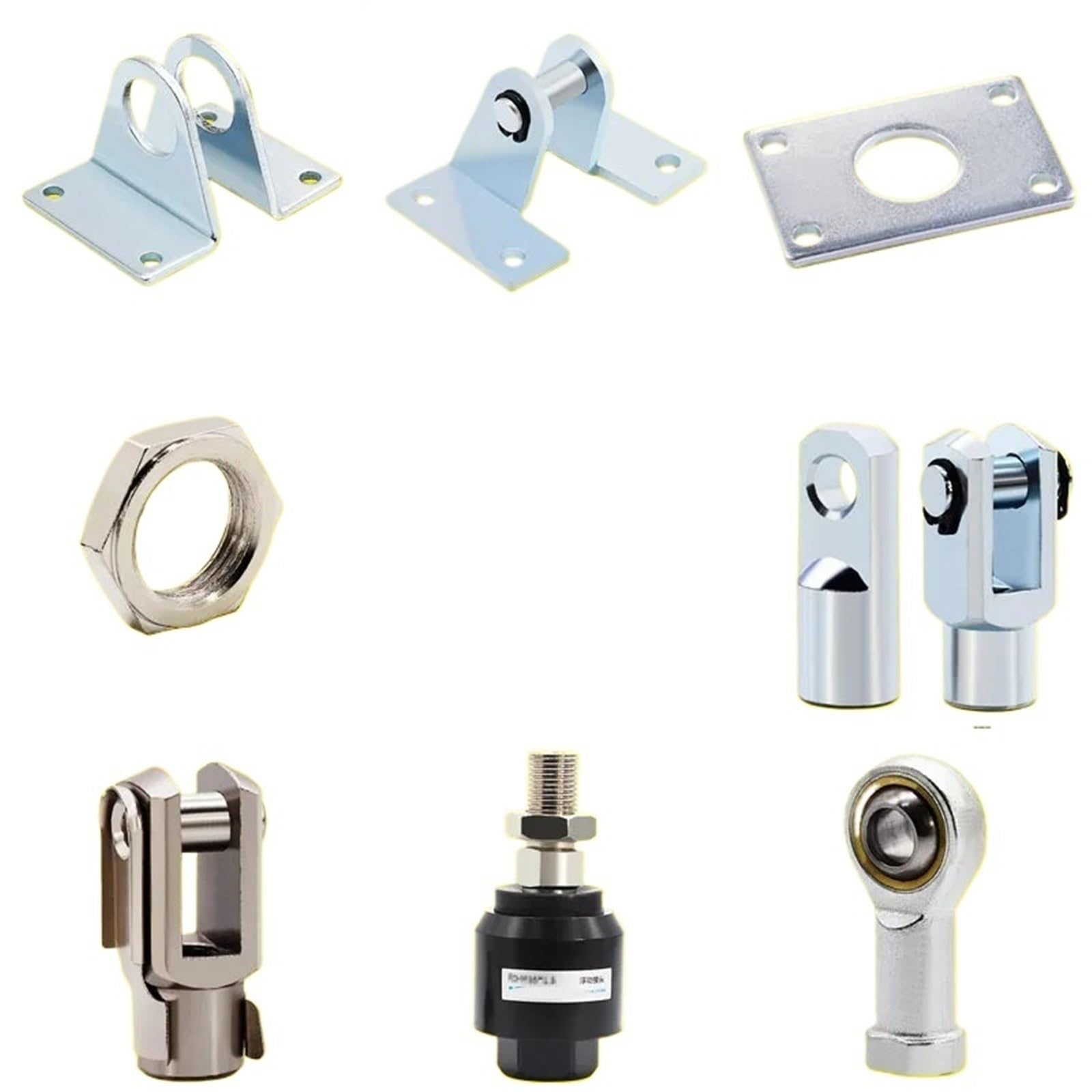 Cylindre MAL-LB et vérin pneumatique rond en aluminium double effet série FA MA25