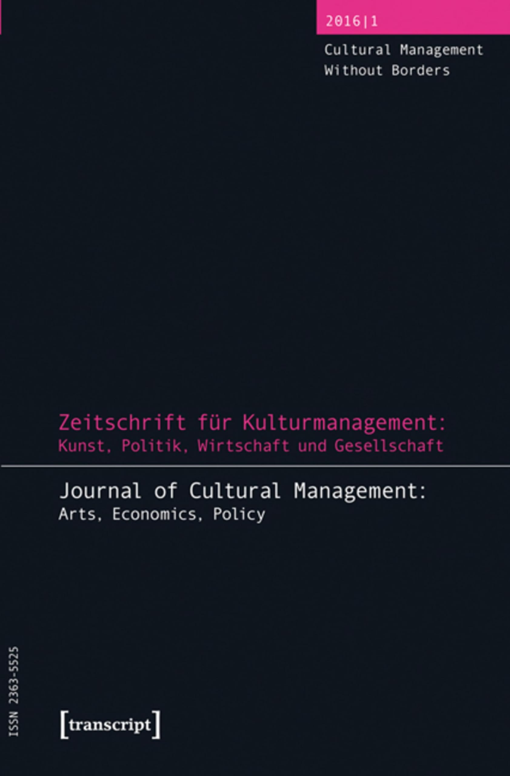 Cultural Management Book 3 Revue Gestion Culturelle Internationale