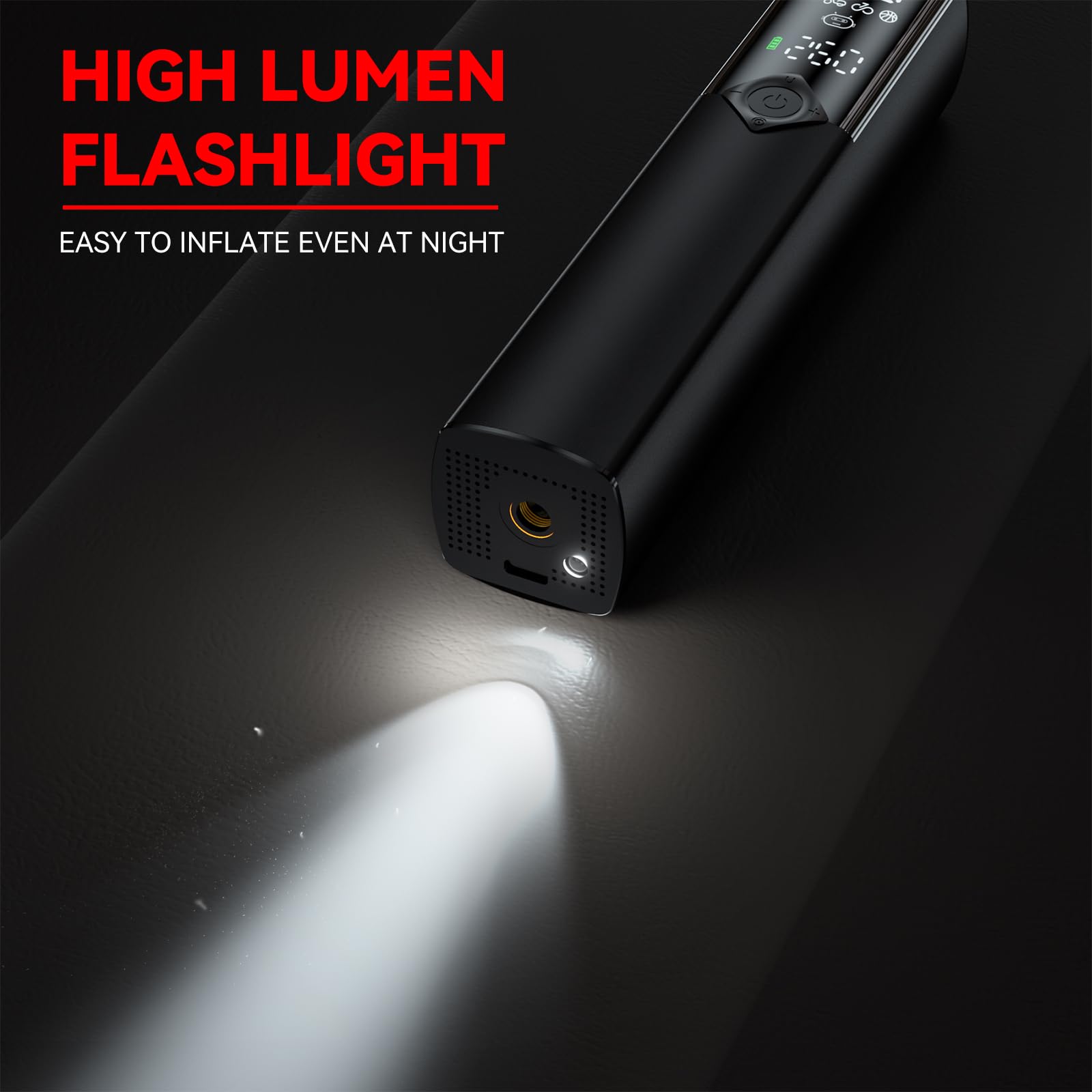 Pompa Elettrica Per Palloni Con Manometro LCD - Gonfiaggio Automatico Per Basket, Calcio, Pallavolo