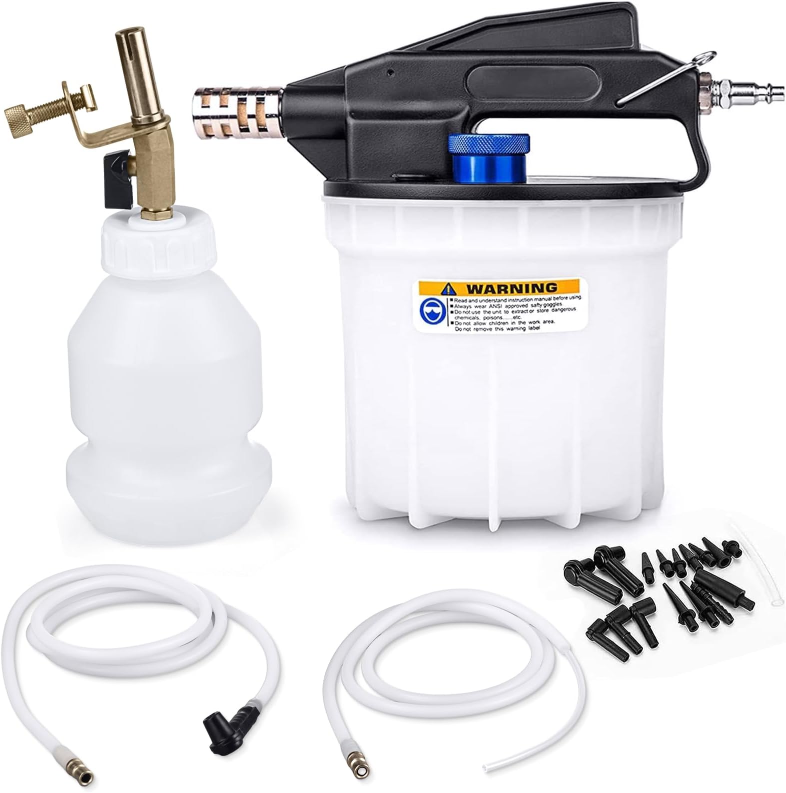 yeesport 3L Vacuum Brake Bleeder Kit, OnePerson Pneumatic Brake Fluid & Clutch