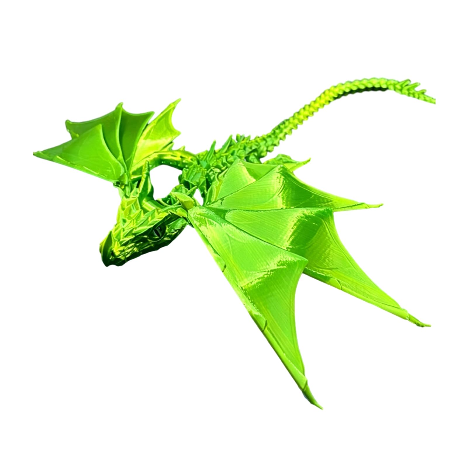 Virelynx 3D Printed Dragon Toy – Articulated Fidget Dragon Figurine with Movable Joints, Animal Action Figure for Kids Adults Stress Relief