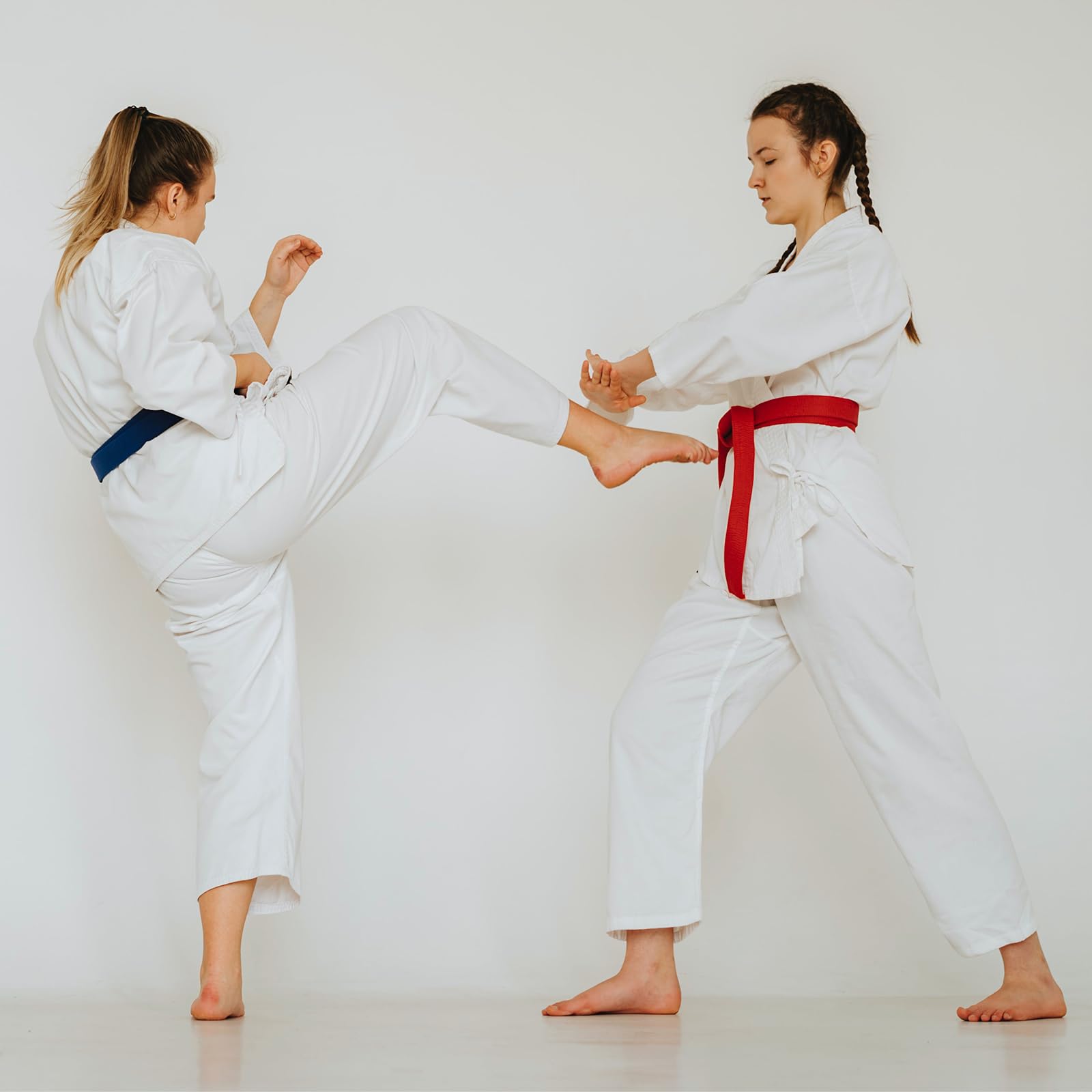 PATIKIL Taekwondo kolorowy pasek rankingowy, 3 szt., 4 cm x 180 cm, 2 m, poliestrowe paski do sztuk walki, judo karate, do trenera, praktyki dydaktycznej, biały i żółty
