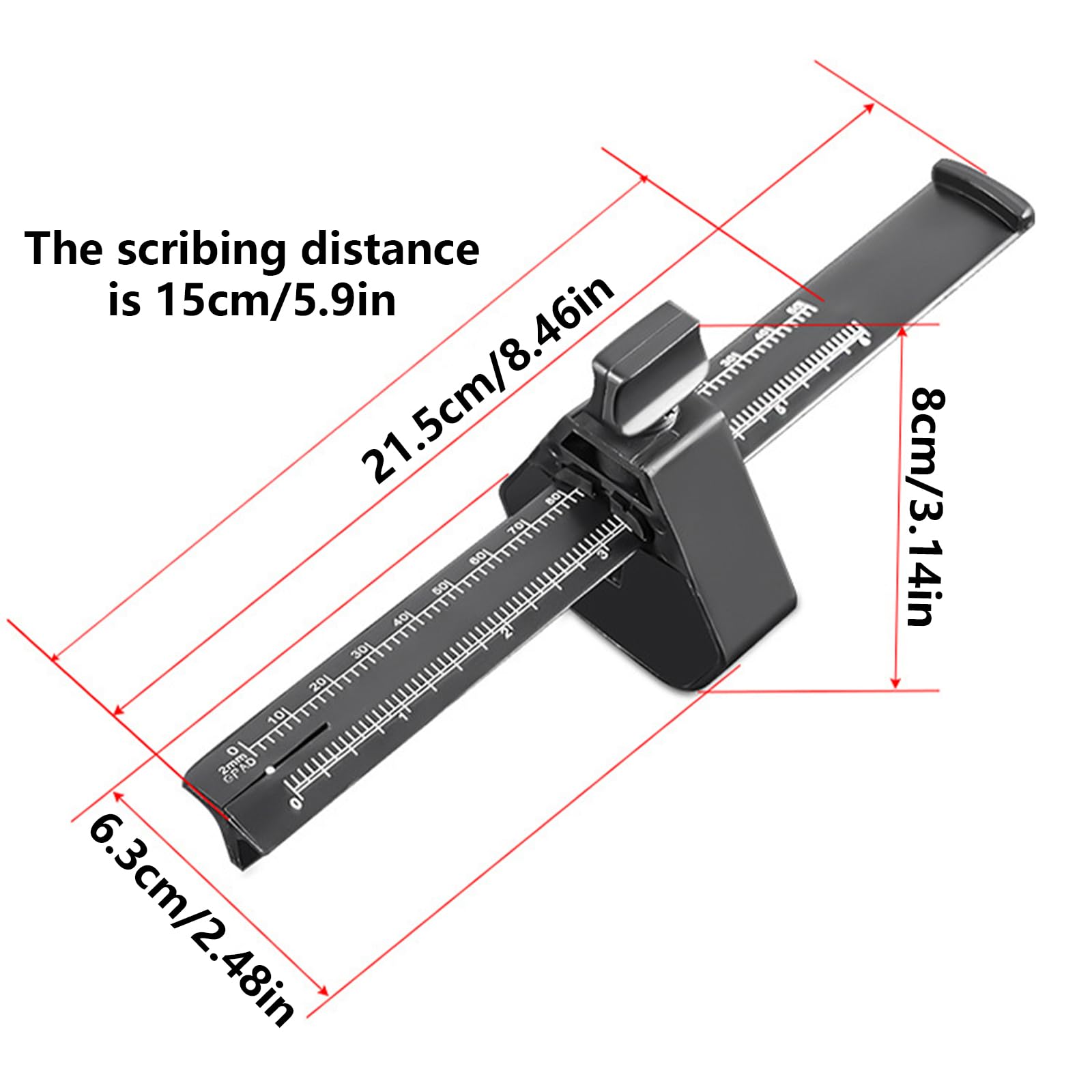 Carpentry Parallel Line - Misuratore di marcatura ruota