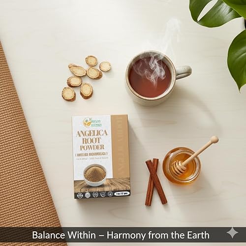 Miniatura 4 de Herbs Botanica Angélica - Polvo de raíz de angélica 100% pura y natural (Angelica Sinensis) para té de hierbas, bienestar y belleza finamente