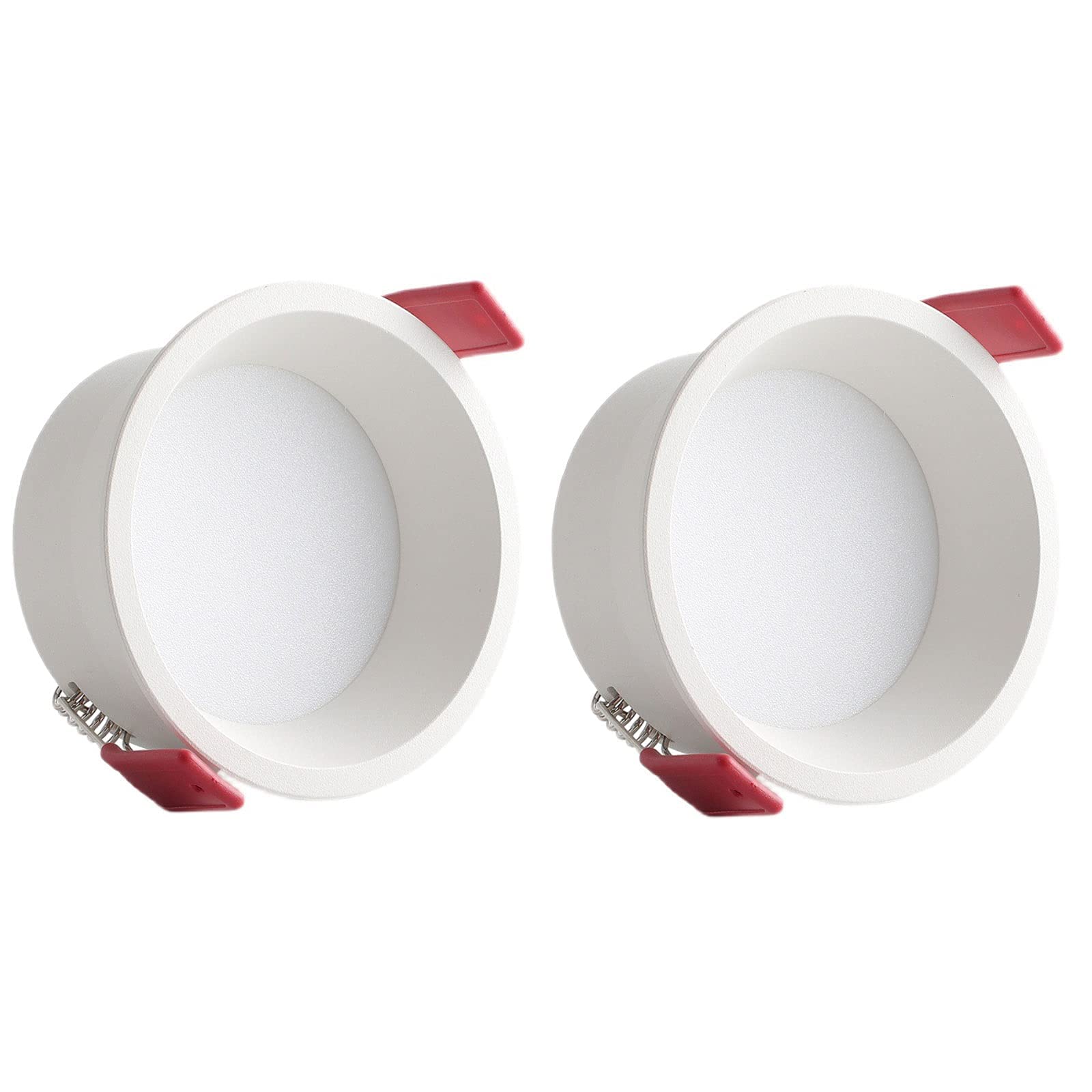 Accentrage LED de plafond discret et moderne pour valoriser l'architecture de salon