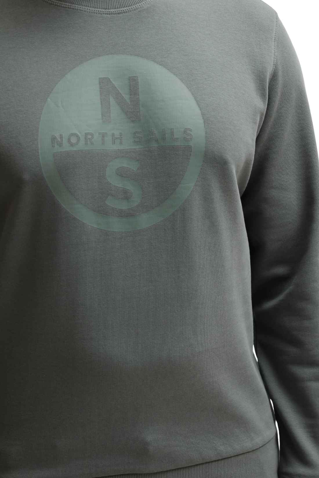 NORTH SAILS Letnia bluza męska z nadrukiem logo graficznym - rozmiar S