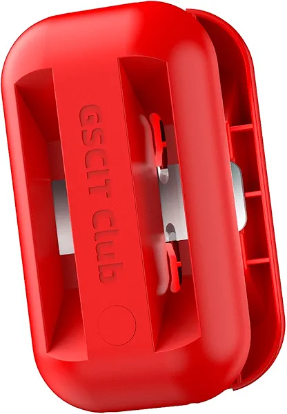 GSCIT Club Banding Trimmer with Tungsten Carbide Blades, Hand Planer Edge Bander for Burrs, Wood Chamfering Fillet Scraper, Edge Banding Cutter for PVC ABS Melamine (Red)
