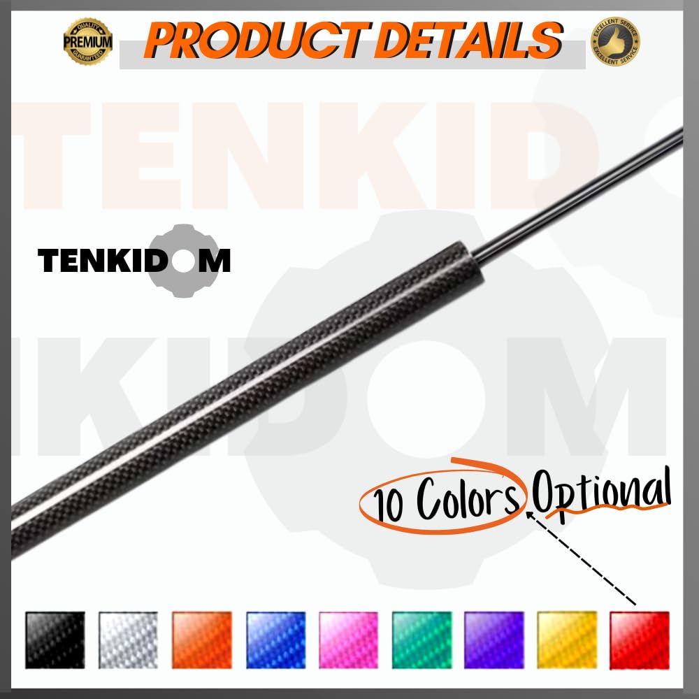 Amazon.com: TENKIDOM Carbon Fiber Hood Struts Compatible with BYD