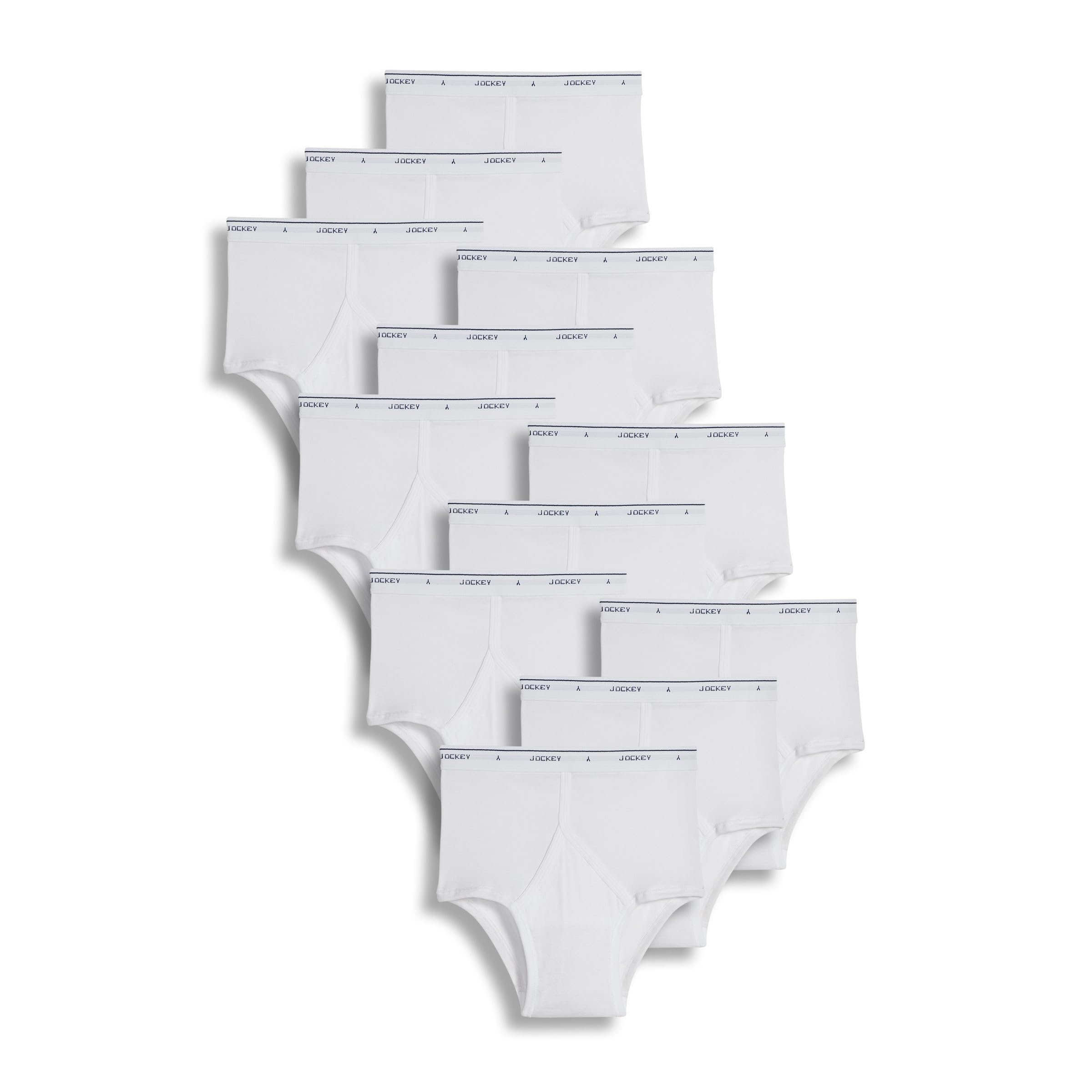 Jockey Men's Underwear Classic Full Rise Brief - 12 Pack