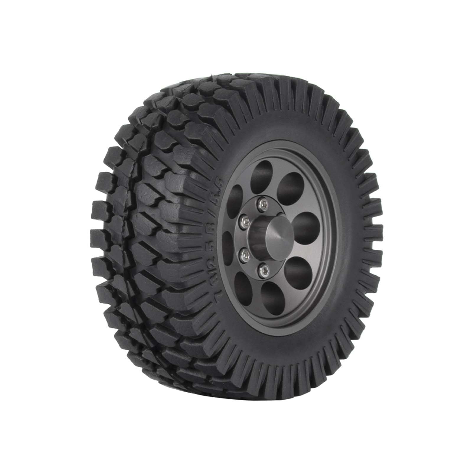 Jantes Beadlock Métal 1.55" (46mm) Pour RC Crawler - Lot De 4, Compatibles AX90069, Tamiya CC01, D90, Etc.