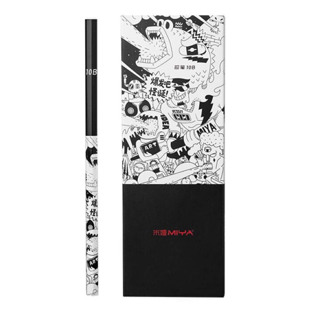 YYMIYU Sketch Painting Charcoal 10B Liuling Charcoal 8pcs Pack