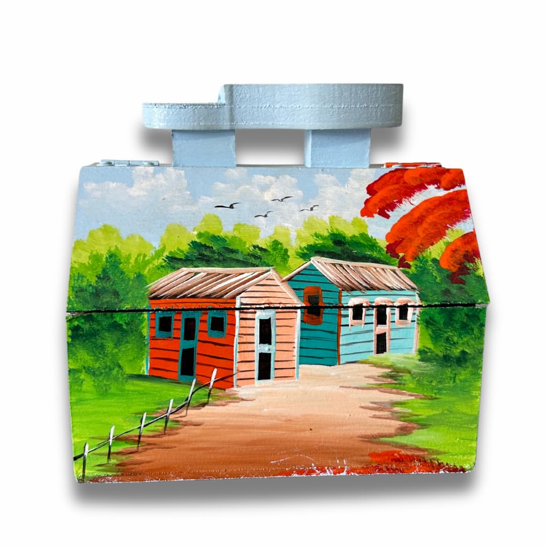 Amazon.com: Traditional Dominican Shoe Box with Hand-Painted