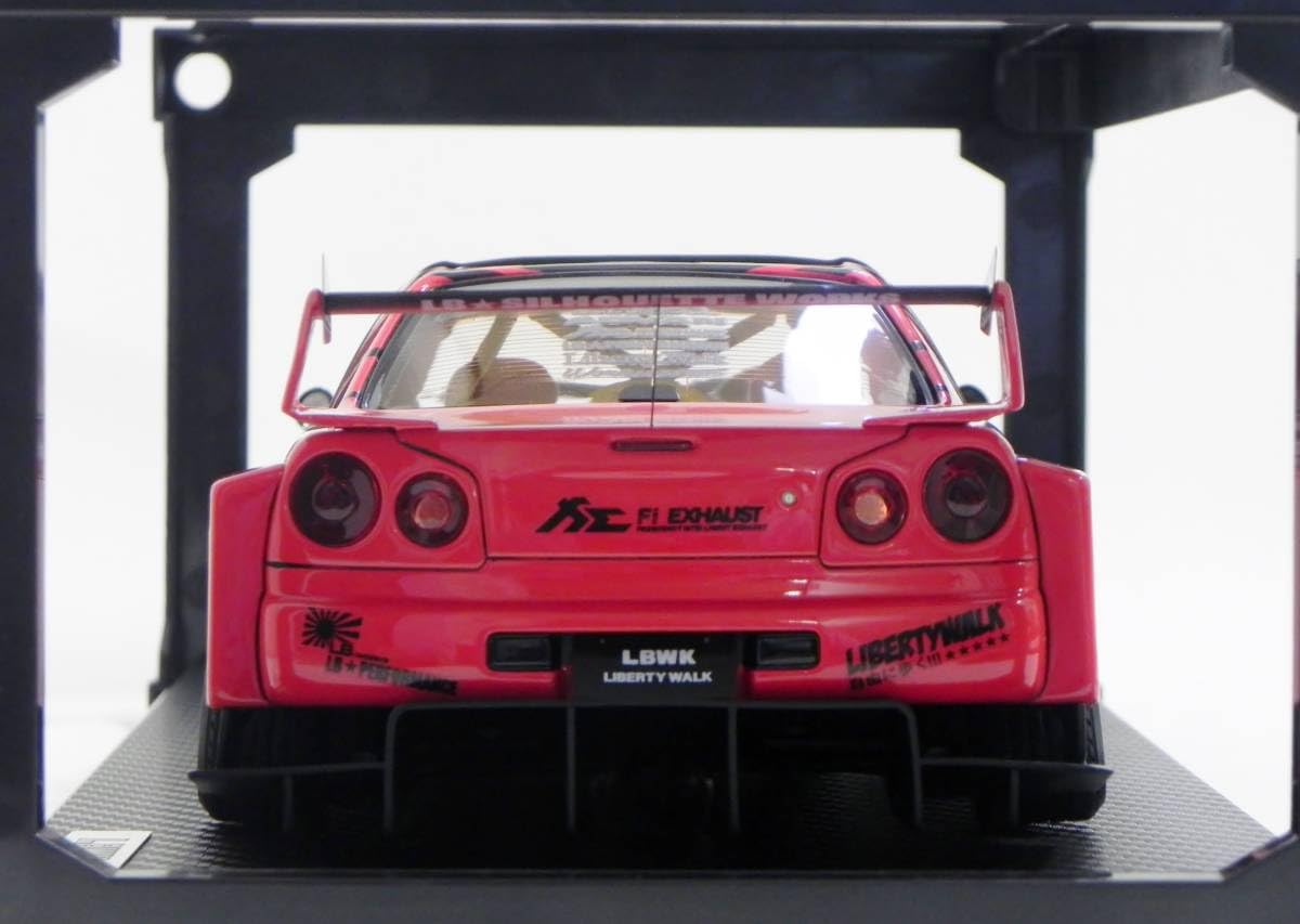 Amazon | IG 2703 1/18 LB-ER34 Super Silhouette SKYLINE Black/Red 