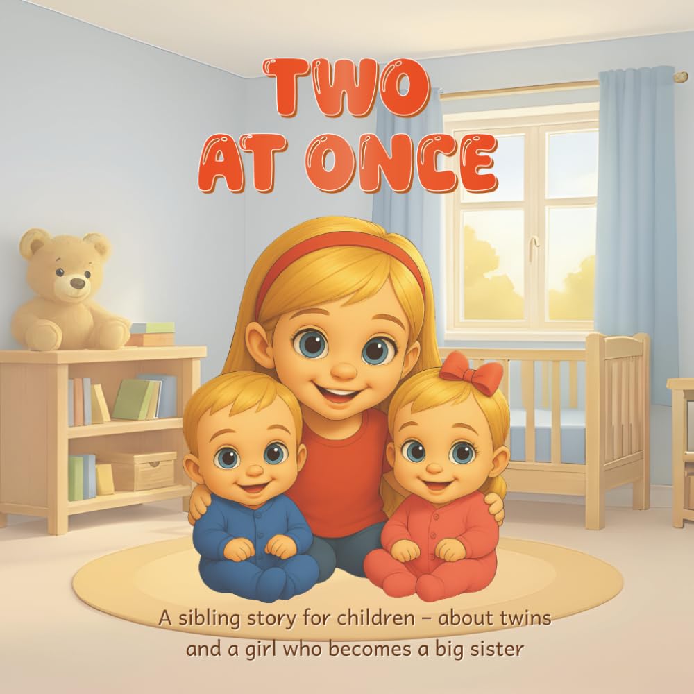 TWO AT ONCE: A sibling story for children — about twins and a girl who becomes a big sister