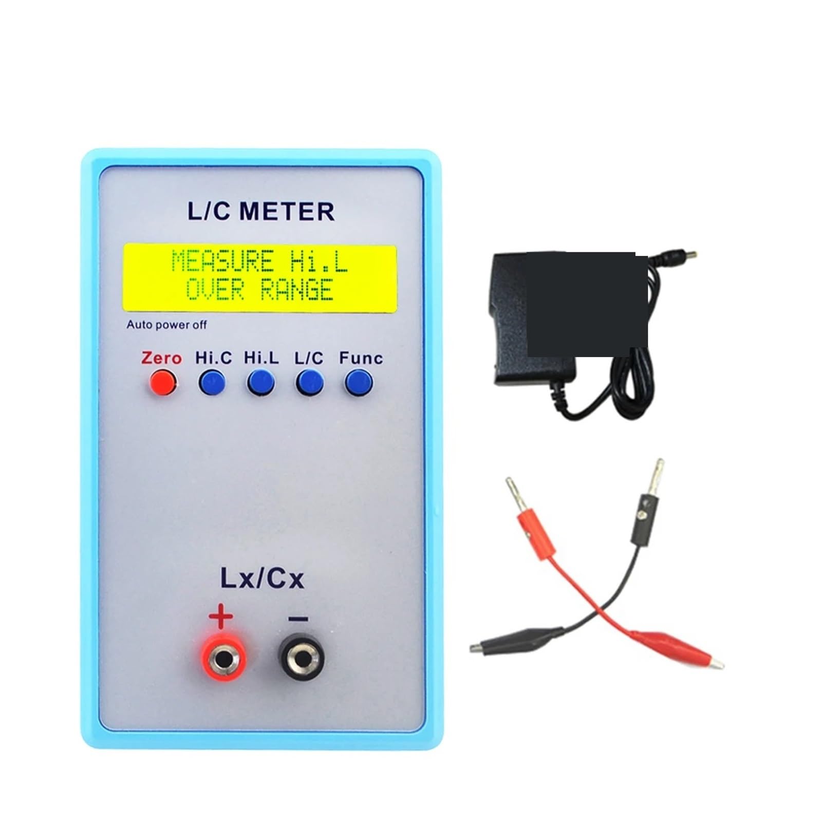 Medidor LCR portátil L/C inductancia capacitancia mesa de puente Digital pantalla LCD amarilla