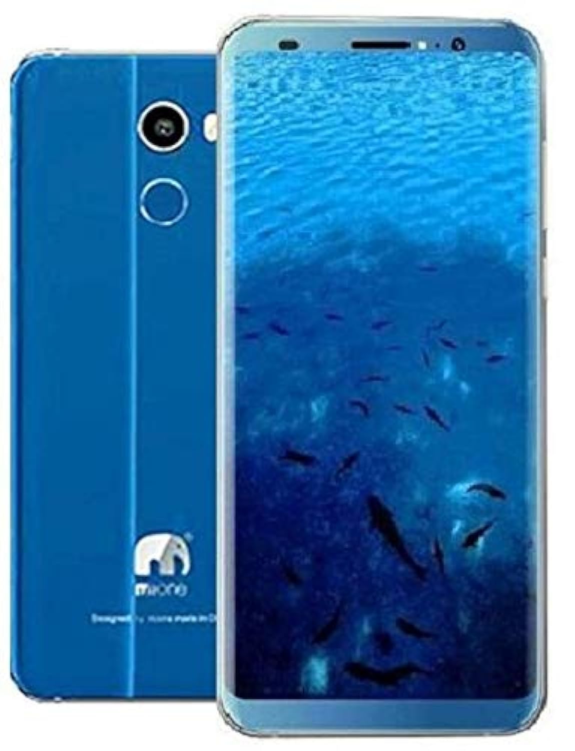 Mione One, Back Fingerprint Sensor, 64GB ROM, 4GB RAM, 4G LTE, Blue